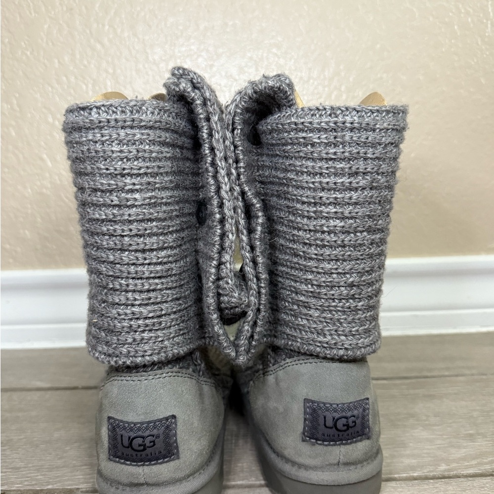 NOT FOR SALE NOT FOR SALE 

UGG Charcoal Knit Boots